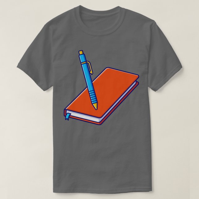 Camiseta Livro E Caneta (Frente do Design)