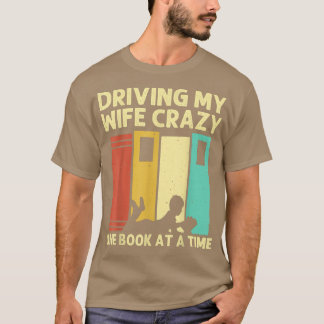 Camiseta Livro Engraçado Design de Homens Pais Leitores Li