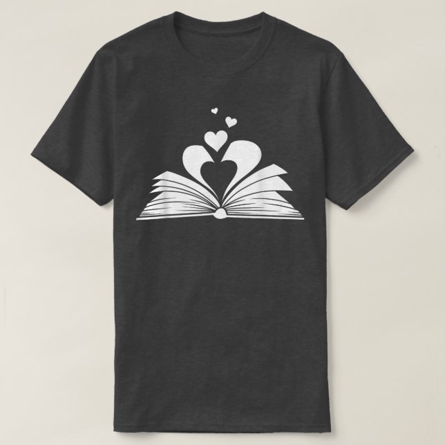 Camiseta Livro Engraçado Design Homens Mulheres Crianças Bo (Frente do Design)