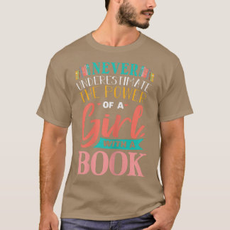 Camiseta Livro Engraçado Lendo Gráfico Mulheres Meninas Liv