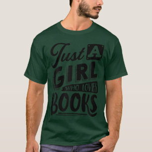 Camiseta Livro Engraçado Lendo Gráfico Mulheres Meninas Liv