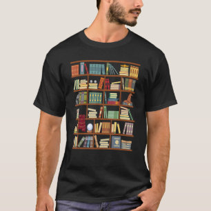 Camiseta Livro Engraçado Lendo Homens-Presentes Bibliotecár