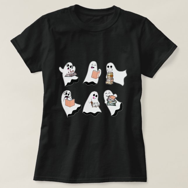 Camiseta livro fantasma (Frente do Design)