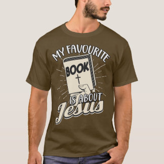 Camiseta Livro favorito da bíblia Jesus