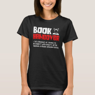 Camiseta Livro Hangover Book e Folhetos de Leitura