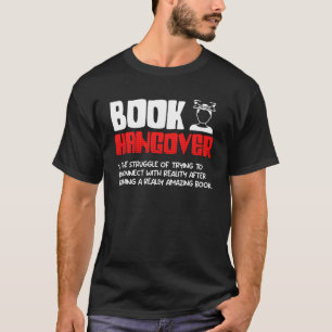 Camiseta Livro Hangover Book e Folhetos de Leitura
