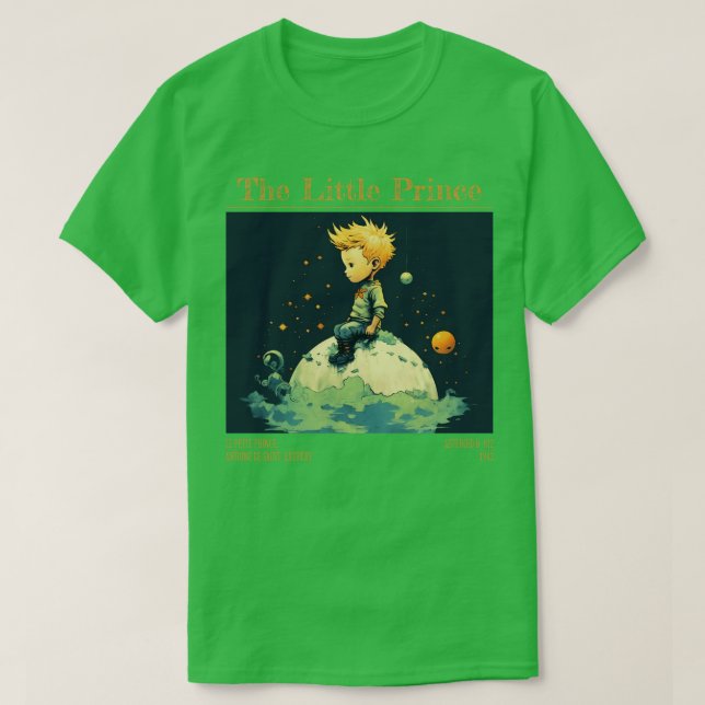 Camiseta Livro infantil do pequeno Príncipe Le Petit Prince (Frente do Design)