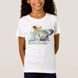 Camiseta Livro Infantil Fada Vintage Art
