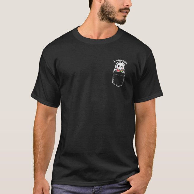 Camiseta Livro Leitura De Livros Em Bolsa Minimalista (Frente)