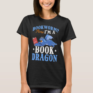 Camiseta Livro Lendo Fantasia Criatura Bestial Dragão