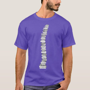Camiseta Livro Lover Backbone Bookworm Leitura