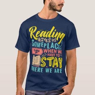 Camiseta Livro Lover Motivation Cote Bookworms Pun Book Re