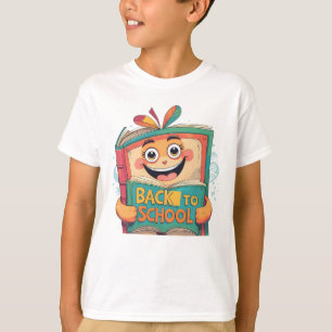 Camiseta Livro para a escola - T-Sh divertido e divertido