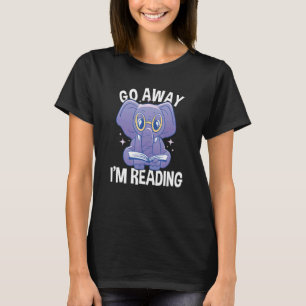 Camiseta Livro Vá Embora Estou Lendo