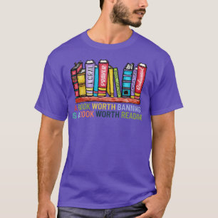 Camiseta Livro Worth Banning é um livro que vale a pena ler