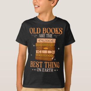 Camiseta Livros antigos são a coisa na terra bibliófilo