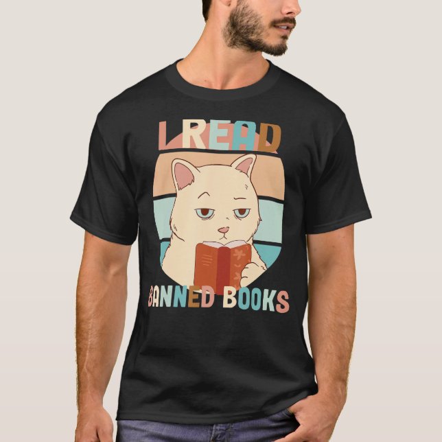 Camiseta Livros Banidos Citações Eu Li Livros Banidos Lázic (Frente)