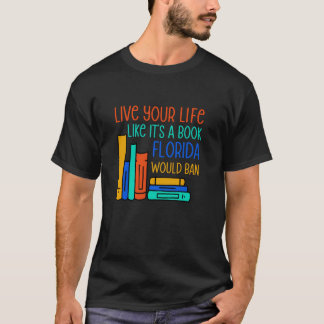 Camiseta Livros Banidos que estou com a Biblioteca do Livro