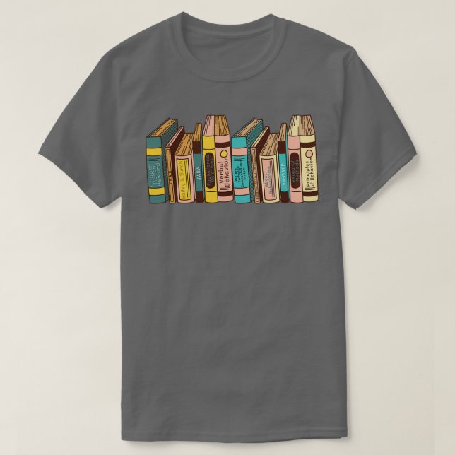 Camiseta Livros BCBA de Analista de Comportamento (Frente do Design)