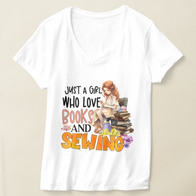 Camiseta Livros bonitos costurando arte-vocal (Postura )