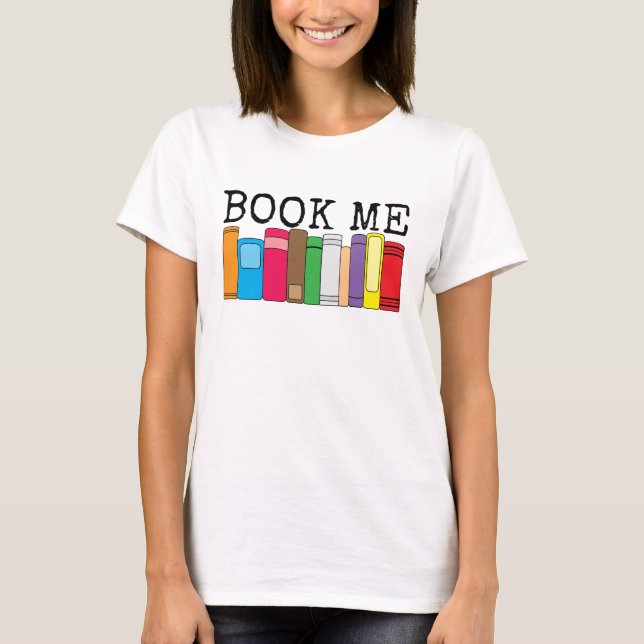 Camiseta Livros Coloridos (Frente)