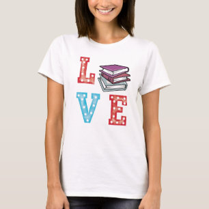 CAMISETA LIVROS DE AMOR