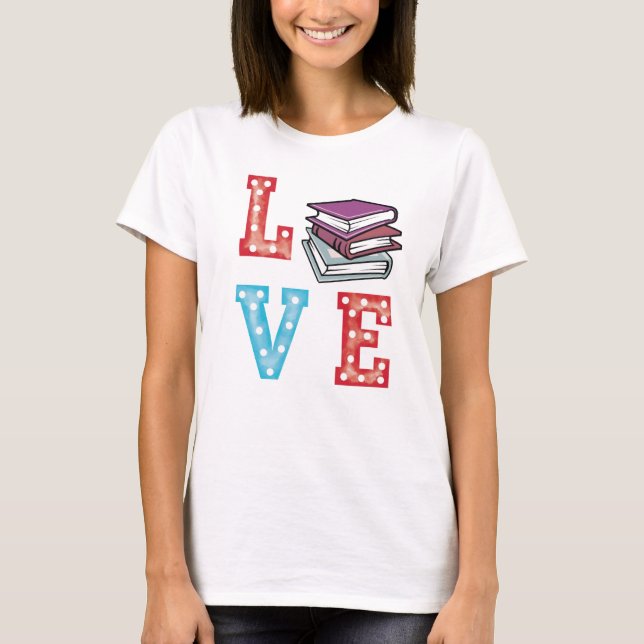 CAMISETA LIVROS DE AMOR (Frente)