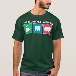 Camiseta Livros De Café E Pet De Suíno-Guiné