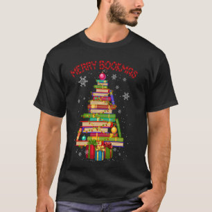 Camiseta Livros de feliz Pinheiros Árvore Engraçado Lendo P