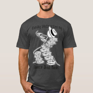 Camiseta Livros de Leitura de Dança e Livros Definição do B