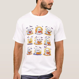 Camiseta Livros de Leitura de Fantasma Retro – Livro Assust