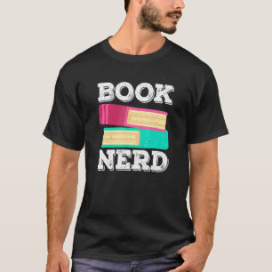 Camiseta Livros de Leitura do Nerd do Vintage Book