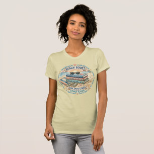 Camiseta Livros de Praia Design de Leitura de Verão