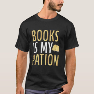 Camiseta Livros é a minha leitura de páginas