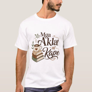 Camiseta Livros e Café