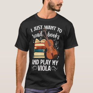 Camiseta Livros E Meu Tocador De Viola Violaista Viola