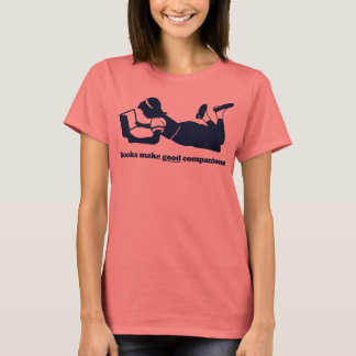 Camiseta Livros fazem bons companheiros