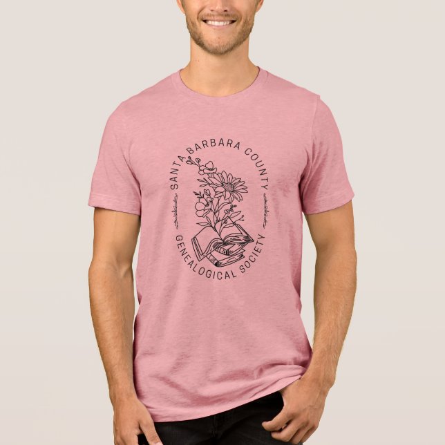 Camiseta Livros & Florais (Frente)