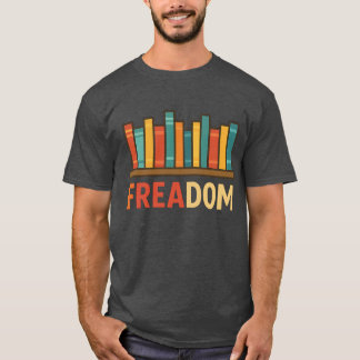 Camiseta Livros Freadom Anti-Banidos - Leitura de Livros Ba