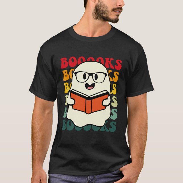 Camiseta Livros "Ghost Leitura Biblioteca" - Livros de Hall (Frente)