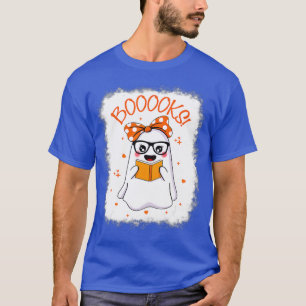 Camiseta Livros! Ghost Lendo Biblioteca de Livros de Folha 