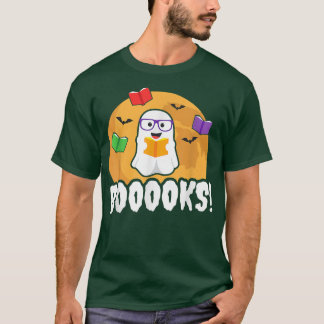 Camiseta Livros Ghost T Boo Lê Biblioteca Livros Gift Engra