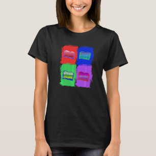 Camiseta Livros Lidos Livros Pop