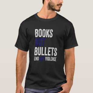 Camiseta Livros Não Marcadores Acabam com a violência das a