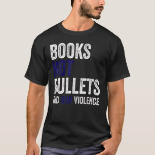 Camiseta Livros Não Marcadores Acabam com a violência das a