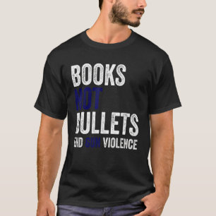 Camiseta Livros Não Marcadores Acabam com a violência das a