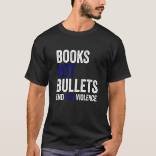 Camiseta Livros Não Marcadores Acabam com Visto de controle