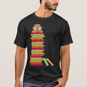 Camiseta Livros Preguiça Mais Tarada Minhoca De Livros Lend