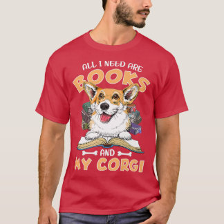 Camiseta livros, roupas de leitor, animais, cachorros, aman