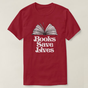 Camiseta Livros Salvam Vidas